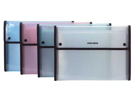 CARPETA FUELLE POLIPROPILENO DINA4 12 BOLSAS CRISTAL