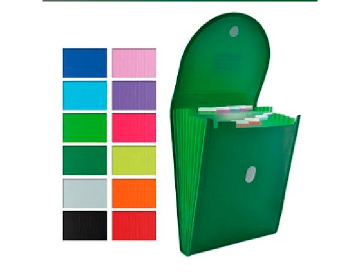 CARPETA FUELLE POLIPROPILENO DINA4 12 BOLSAS OFFICE BOX SUPRA/COLORLINE COLORES SURTIDOS
