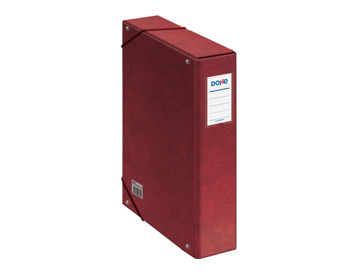CAJA PROYECTOS CARTON GOMAS OFFICE 7 CMS ROJO