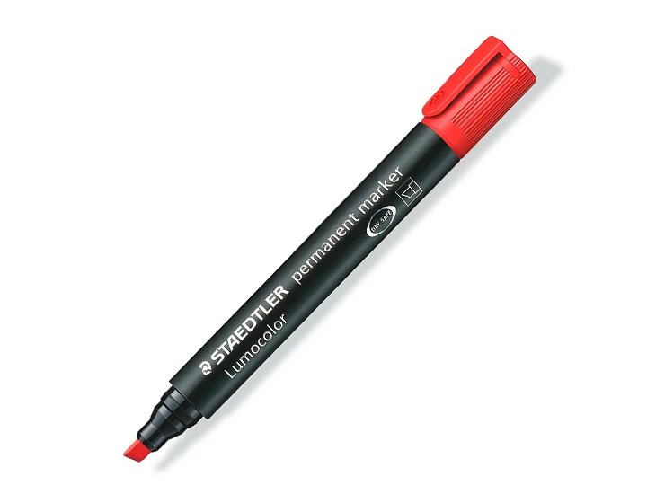 ROTULADOR STAEDTLER LUMOCOLOR 350 ROJO