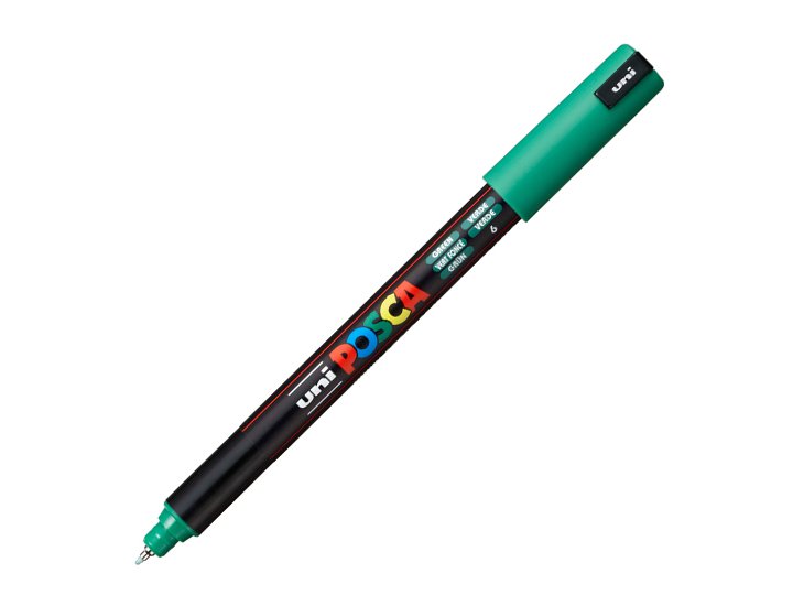 ROTULADOR UNI BALL POSCA FINO 0.7 MM VERDE