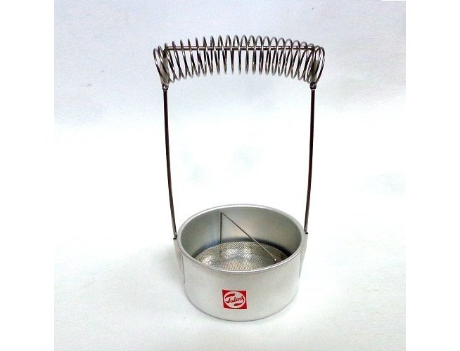 LIMPIA PINCELES METALICO ESPIRAL SIMPLE ALUMINIO