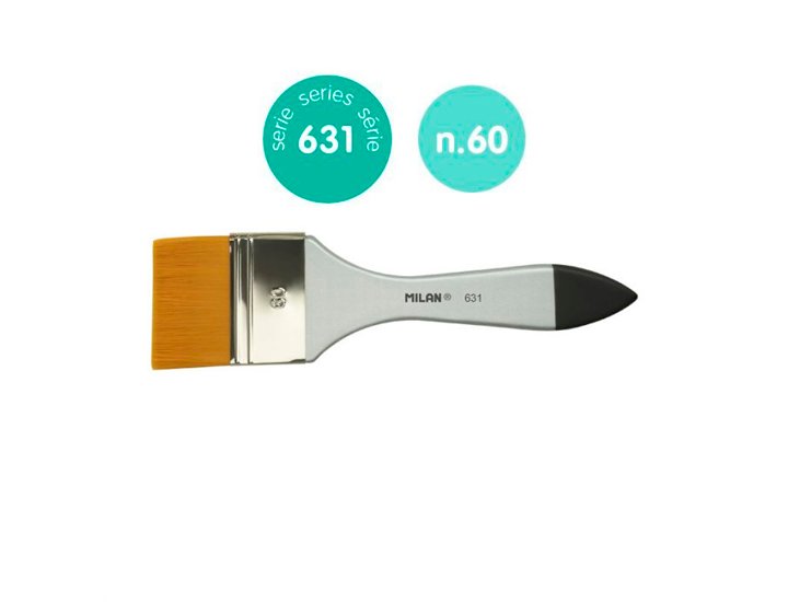 PINCEL PALETINA PURA CERDA N 6 60mm MILAN