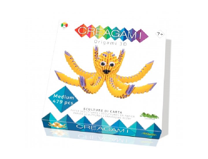 CAJA SURTIDO 3D ORIGAMI OXFORD  and  CREAGAMI PULPO
