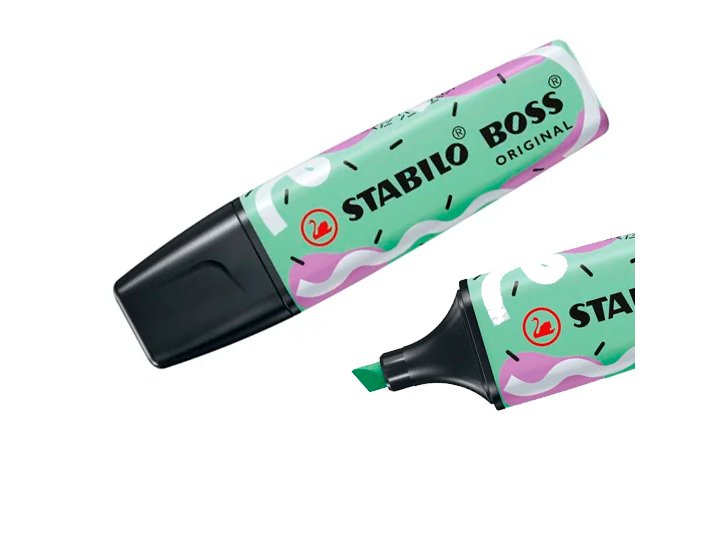 ROTULADOR FLUOR STABILOBOSS ORIGINAL DE JU SCHNEE PIZCA DE MENTA