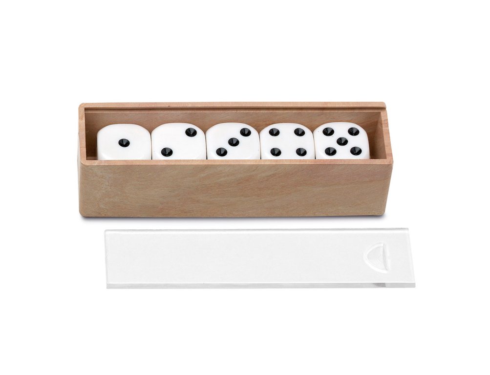 JUEGO DE MESA DADOS 15MM PACK 5 UND PUNTOS CAYRO