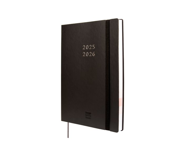 AGENDA 18 MESES ESPIRAL 155X212 MM Semana Vista FINOCAM NEGRO