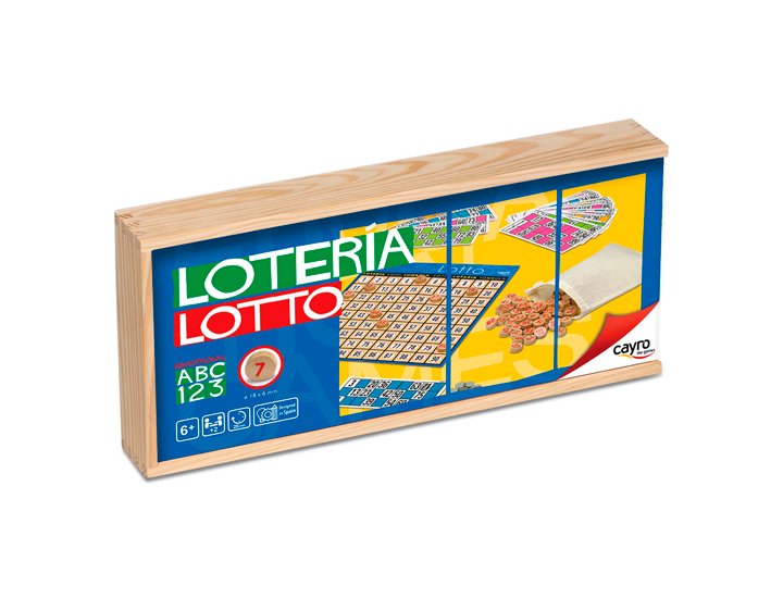 JUEGO DE MESA LOTERIA 48 CARTONES SET COMPLETO CAYRO