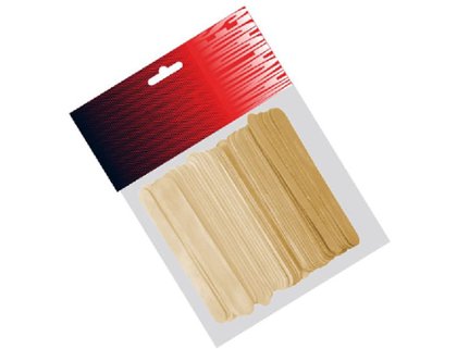 PALILLO POLO MANUALIDADES NORMAL 114X10mm PACK 50 Unidades COLOR NATURAL