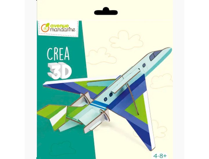 PUZZLE CREA AVENUE MANDARINE 3D AVION