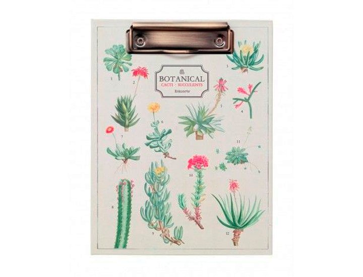 CARPETA PINZA DINA5 BOTANICAL CACTUS