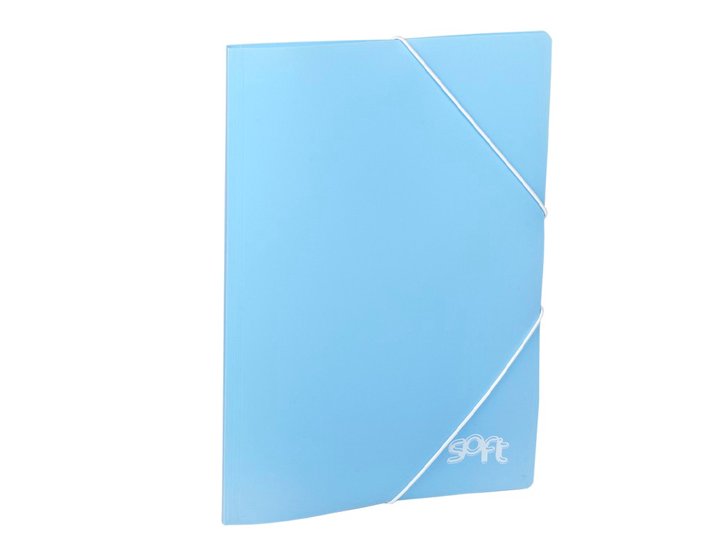 CARPETA FUNDAS DINA4 20 FUNDAS ENCUADERNADO CARCHIDEA SOFT AZUL