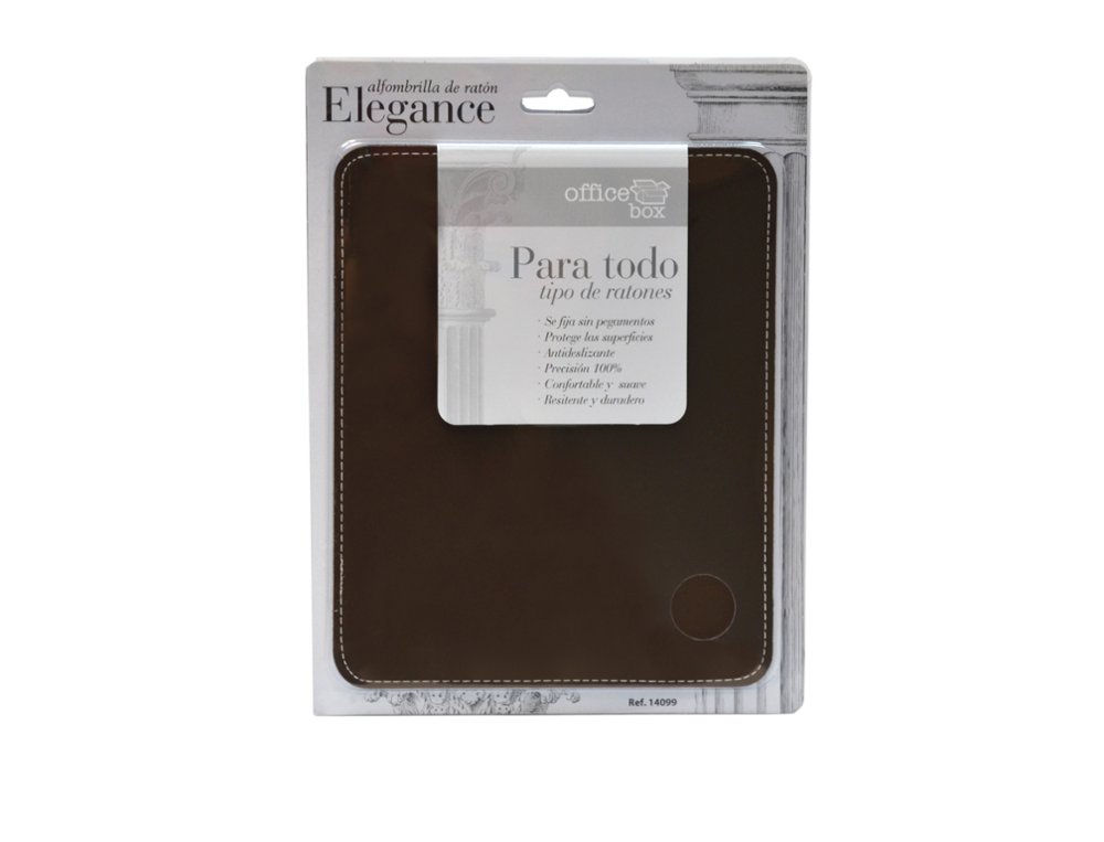 ALFOMBRILLA PARA RATON 220X180 MM ELEGANCE MARRON