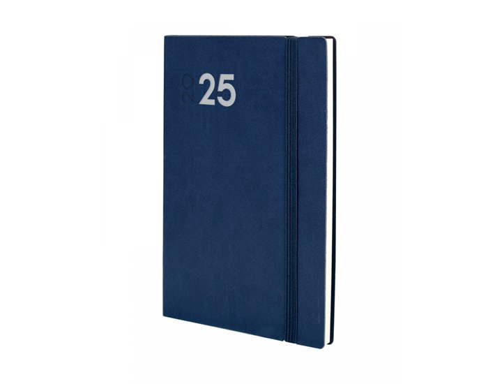 AGENDA ANUAL ENCUADERNADA 120x170 MM SEMANA VISTA FINOCAM DYNAMIC MARA AZUL