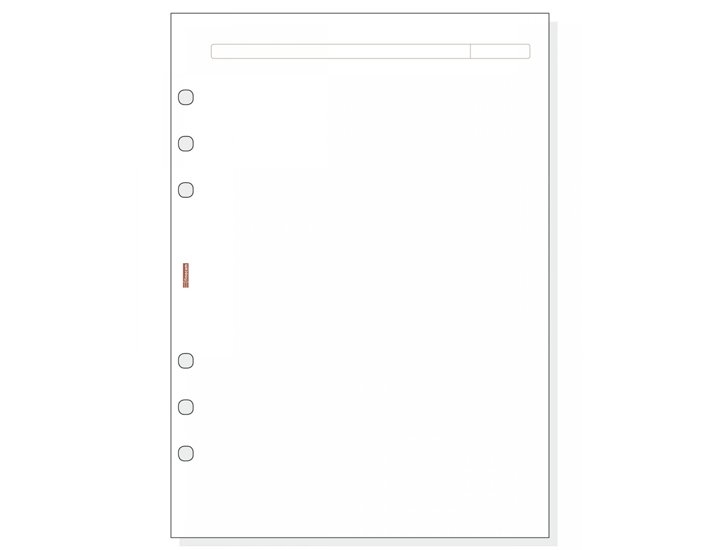 RECAMBIO AGENDA FINOCAM OPEN 1000 LISO BLANCO