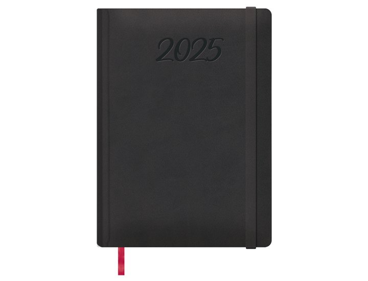 AGENDA ANUAL ENCUADERNADA 170X240 MM DIA PAGINA DOHE MANAOS NEGRO