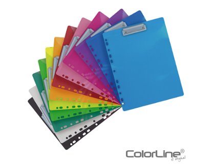 PLACA CON PINZA MULTITALADRO DINA4 OFFICE BOX COLORES SURTIDOS