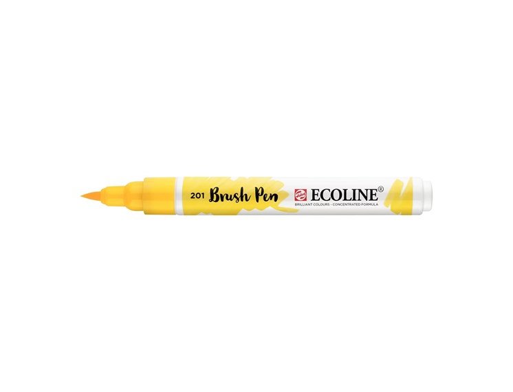 ROTULADOR BRUSH PEN TALENS ECOLINE ACUARELA AMARILLO CLARO
