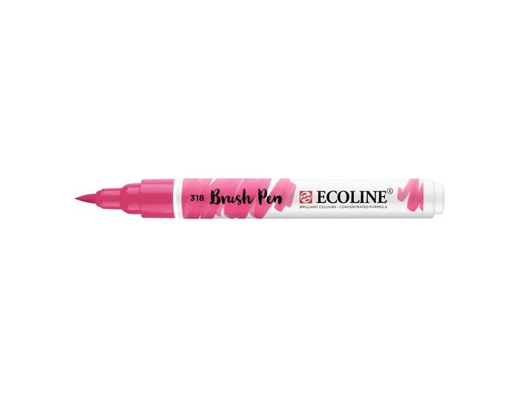 ROTULADOR BRUSH PEN TALENS ECOLINE ACUARELA CARMIN