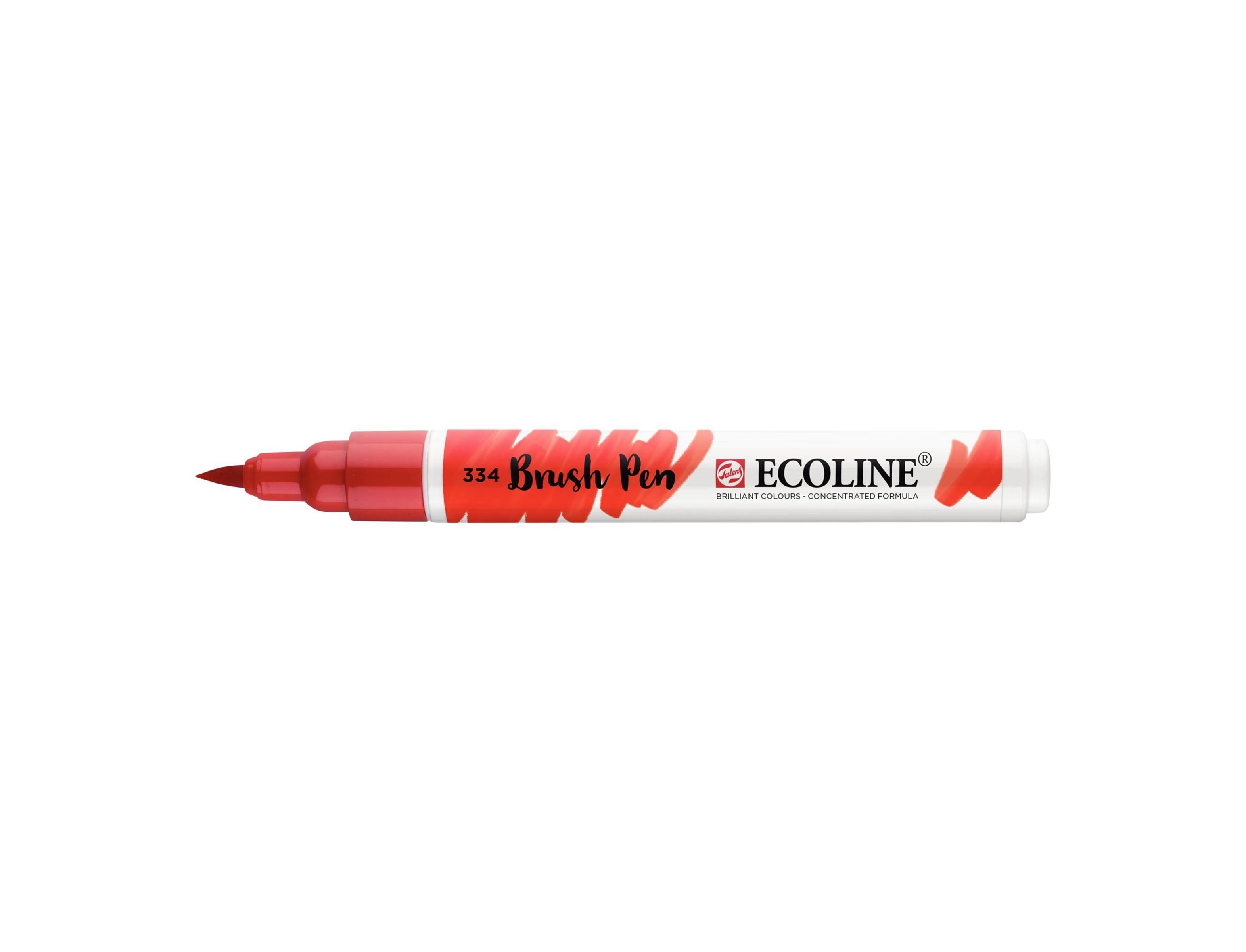 ROTULADOR BRUSH PEN TALENS ECOLINE ACUARELA ESCARLATA