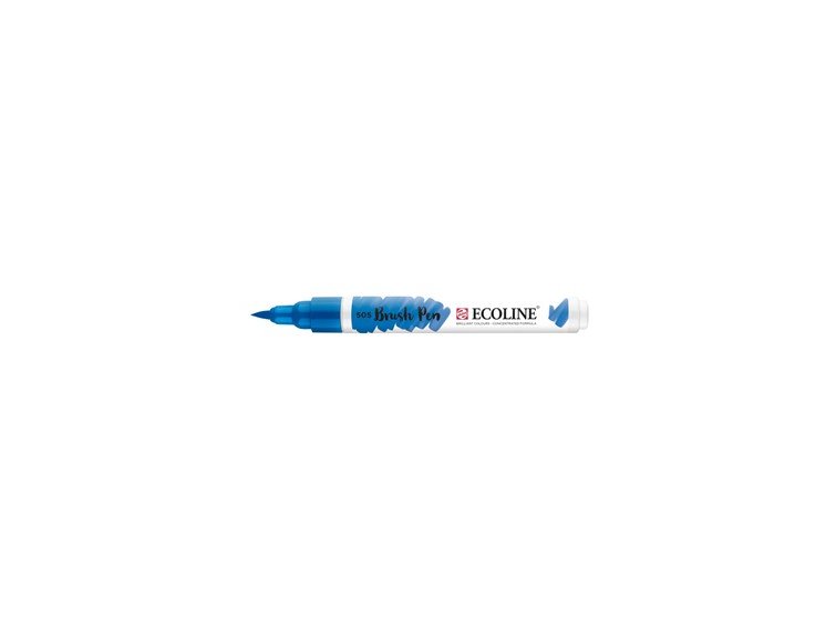 ROTULADOR BRUSH PEN TALENS ECOLINE ACUARELA AZUL ULTRAMAR CLARO