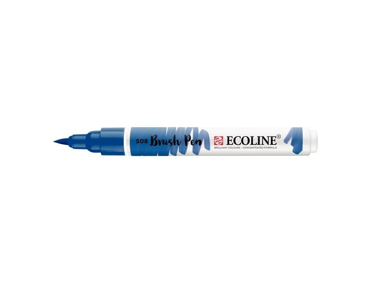 ROTULADOR BRUSH PEN TALENS ECOLINE ACUARELA AZUL PRUSIA