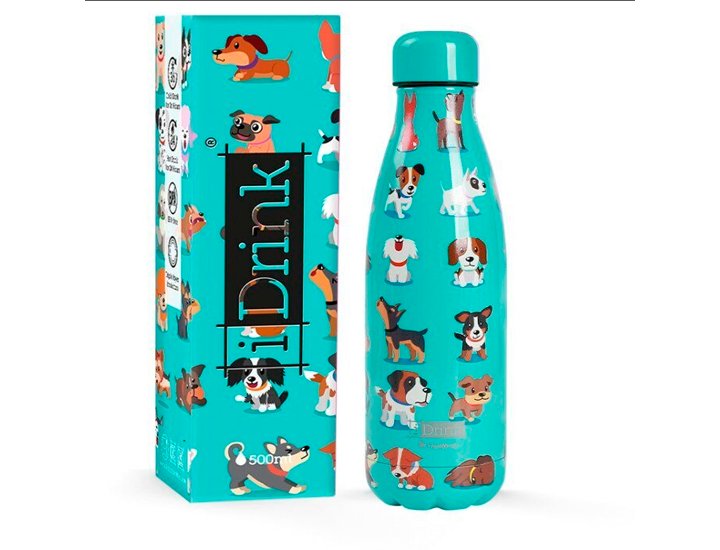 BOTELLA TERMICA 500ML DOGS