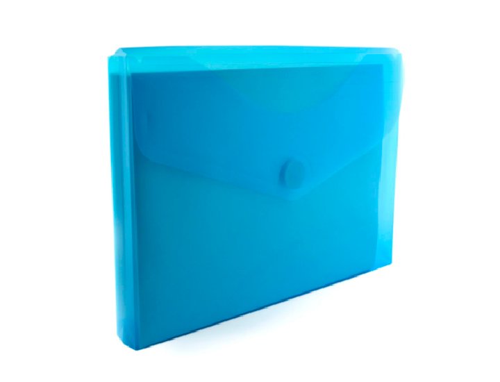 CARPETA FUELLE CLASSIC V-LOCK DINA4+ OFFICE BOX AZUL