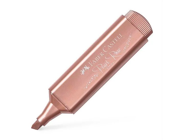 ROTULADOR FLUOR FABER CASTELL TEXTLINER 46 METALLIC ORO ROSA
