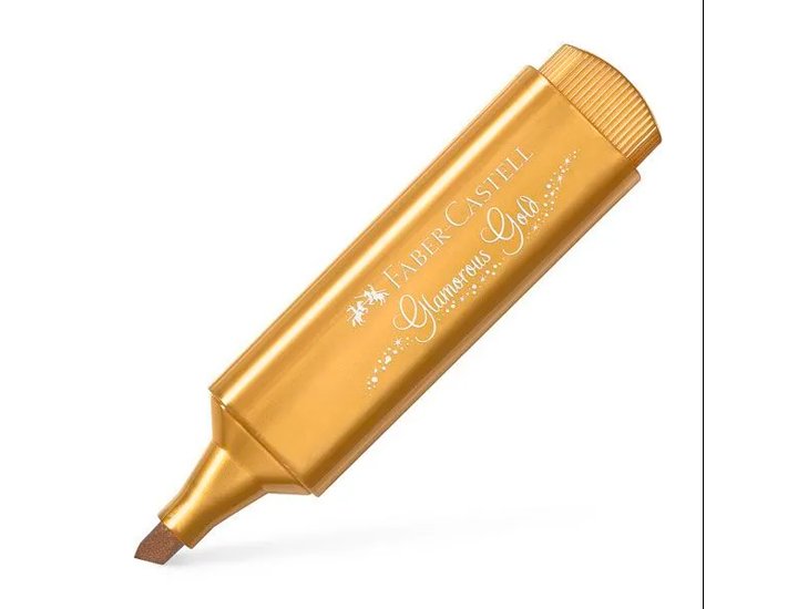 ROTULADOR FLUOR FABER CASTELL TEXTLINER 46 METALLIC ORO