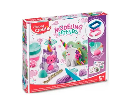 KIT MAPED CREATIV CAJA MODELING FRIENDS MAGIC UNICORNIOS