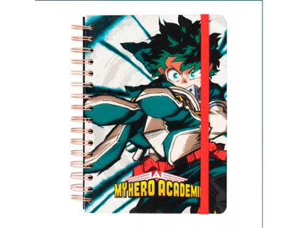 BLOC ESPIRAL  TAPA FORRADA DINA5 MY HERO