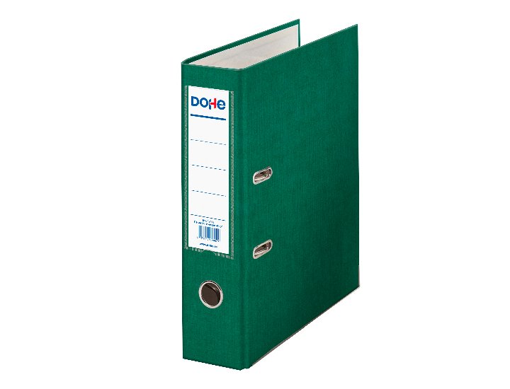 ARCHIVADOR GOVEZRADO TELA DINA4 70MM VERDE