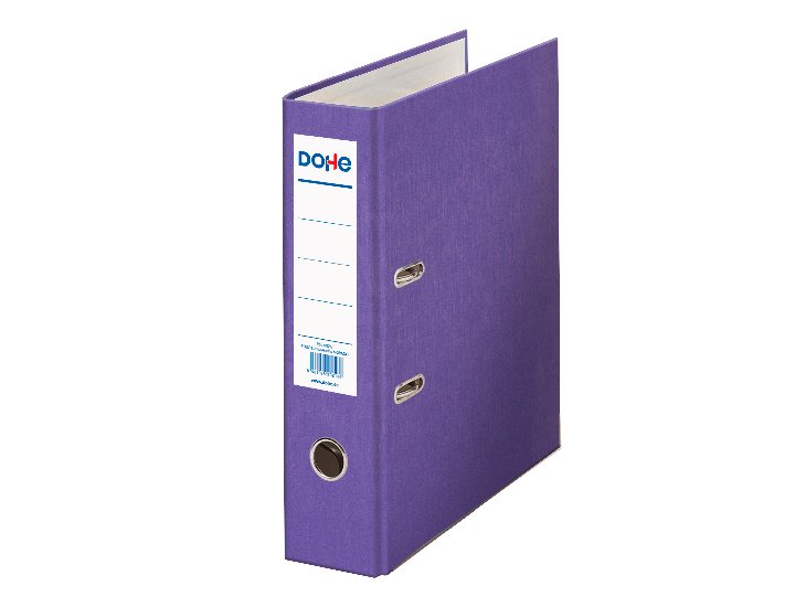ARCHIVADOR GOVEZRADO TELA FOLIO 70MM MORADO
