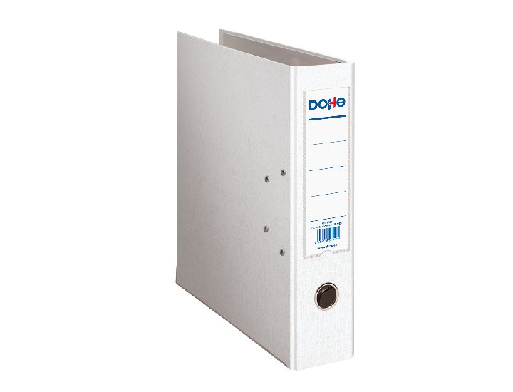 ARCHIVADOR GOVEZRADO TELA DINA4 70MM BLANCO