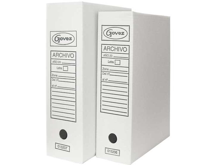 CAJA ARCHIVO DEFINITIVO GOVEZ FOLIO