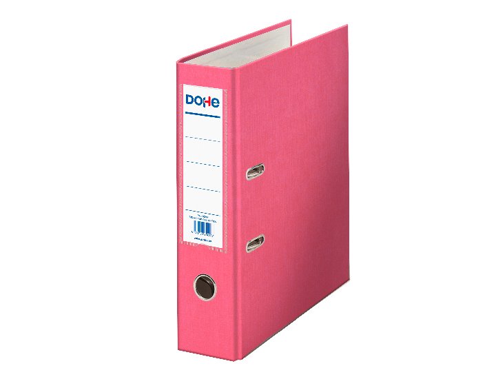 ARCHIVADOR GOVEZRADO TELA DINA4 70MM ROSA