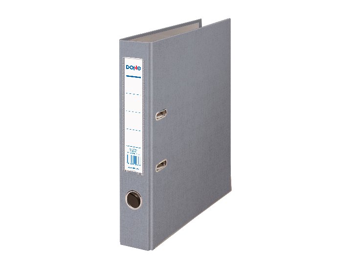ARCHIVADOR GOVEZRADO TELA FOLIO 45MM GRIS