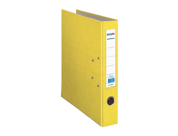 ARCHIVADOR GOVEZRADO TELA FOLIO 45MM AMARILLO