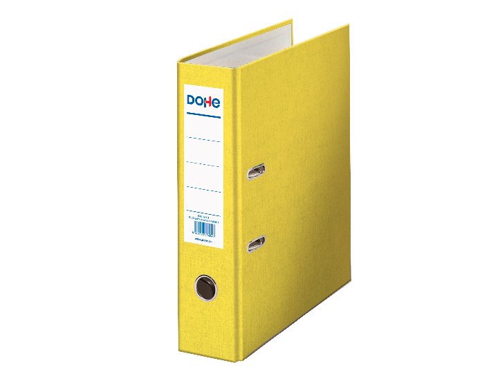 ARCHIVADOR GOVEZRADO TELA FOLIO 70MM AMARILLO