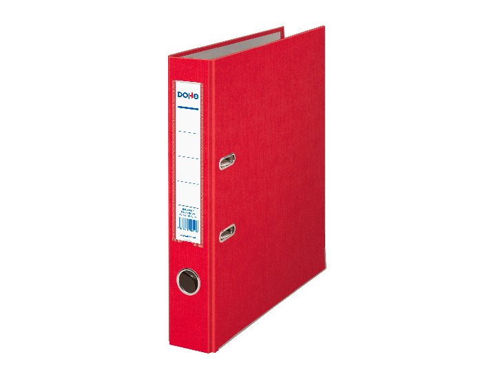 ARCHIVADOR GOVEZRADO TELA DINA4 45MM ROJO
