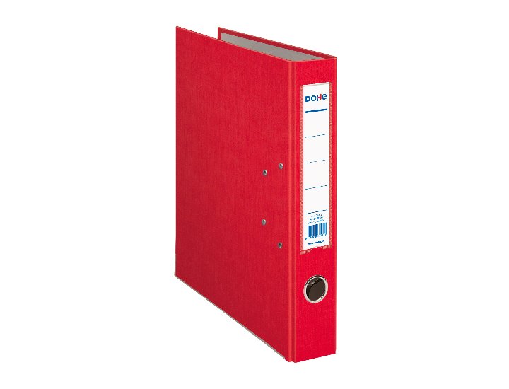 ARCHIVADOR GOVEZRADO TELA FOLIO 45MM ROJO