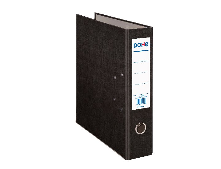 ARCHIVADOR GOVEZRADO TELA FOLIO 70MM NEGRO