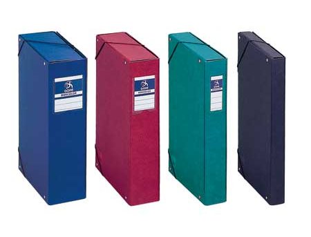 CAJA PROYECTOS CARTON GOMAS OFFICE 3 CMS VERDE