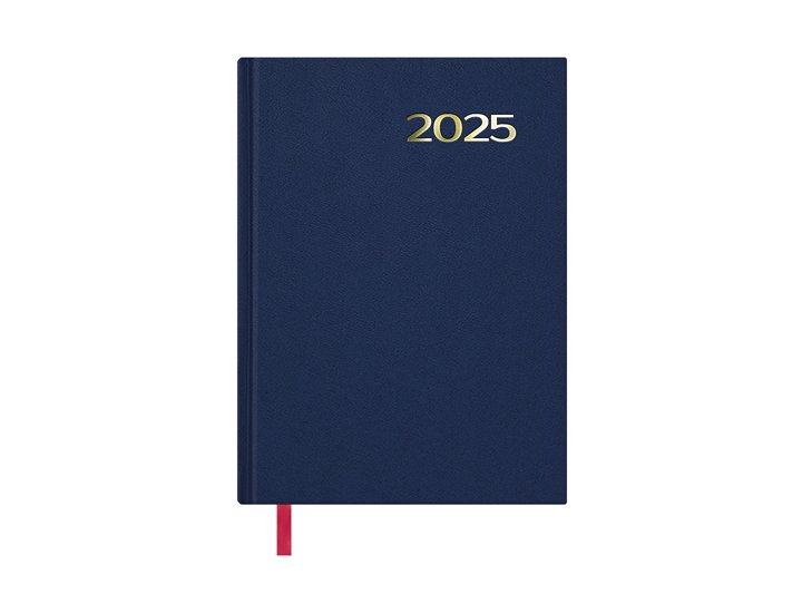 AGENDA ANUAL ENCUADERNADA 140X200 MM DIA PAGINA DOHE SINTEX AZUL