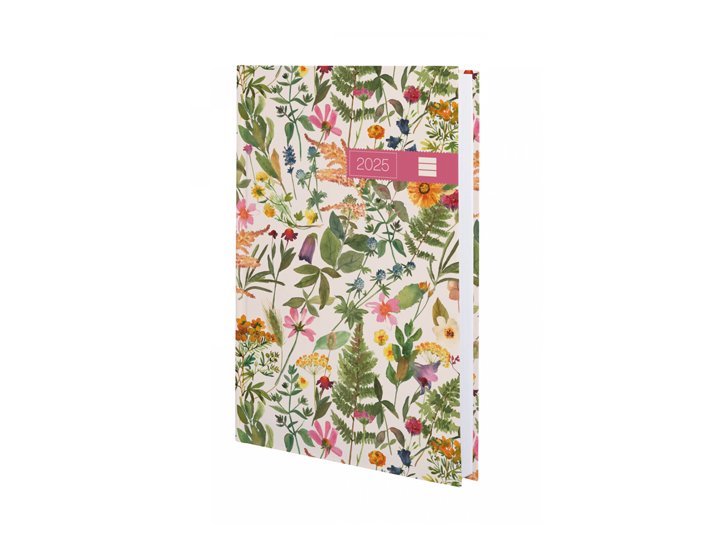 AGENDA ANUAL ENCUADERNADA 140X204 MM DIA PAGINA FINOCAM PORTO DESIGN BOTANIC