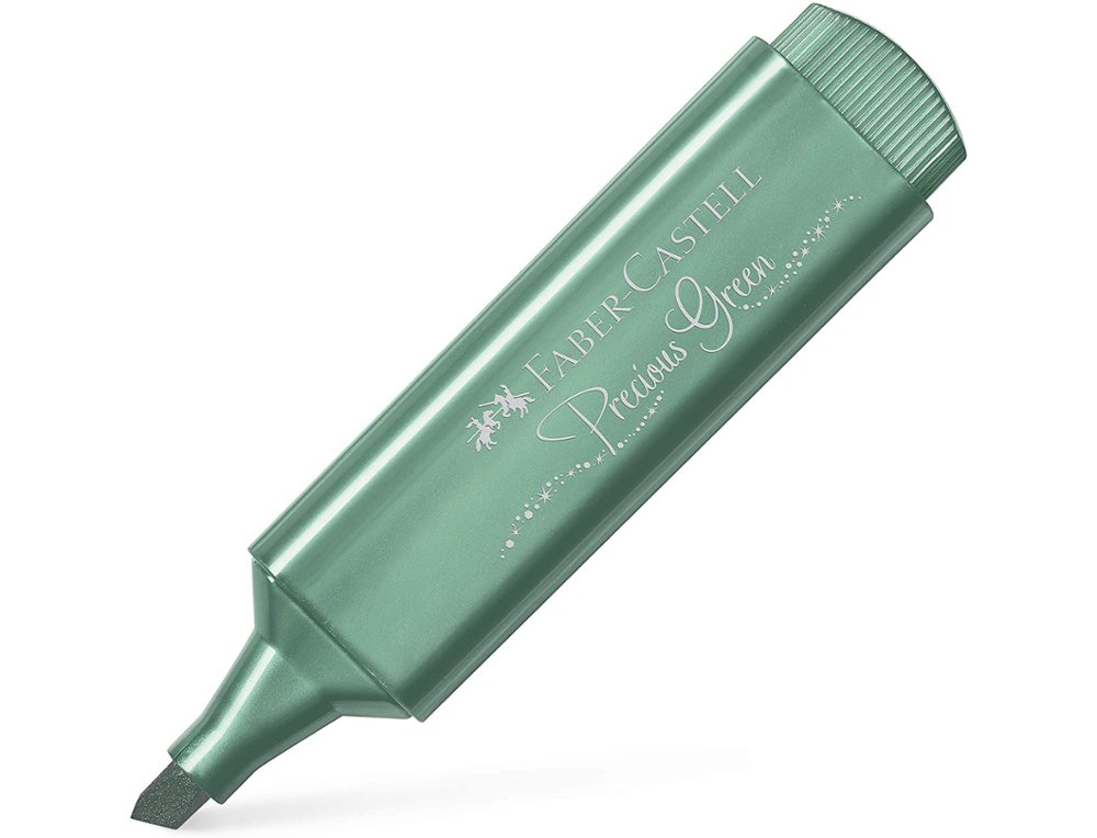 ROTULADOR FLUOR FABER CASTELL TEXTLINER 46 METALLIC VERDE