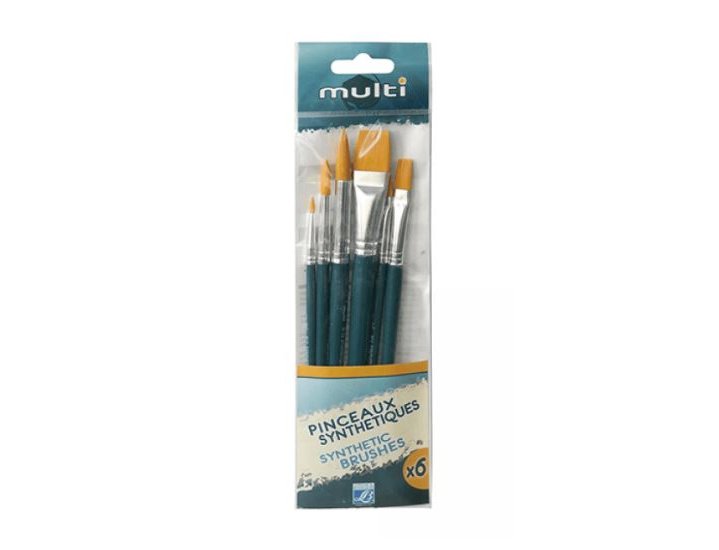 PINCEL LEFRANC and BOURGEOIS PACK 6 PINCELES CORTO SINTETICO