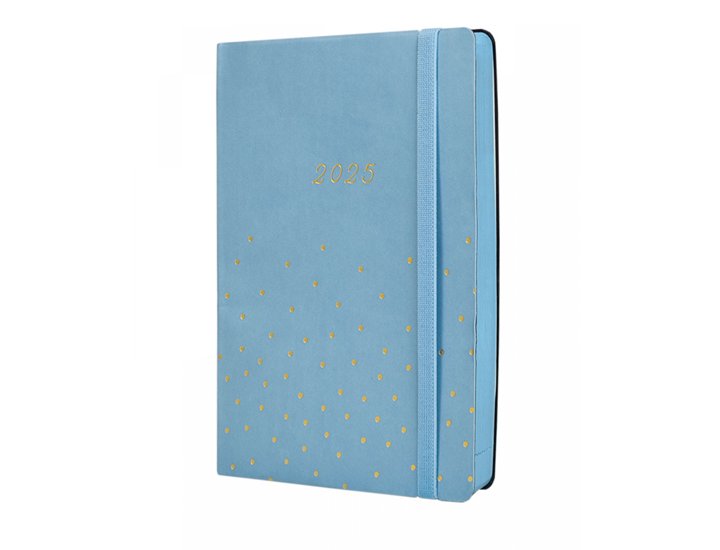 AGENDA ANUAL ENCUADERNADA 148X210 MM DIA PAGINA FINOCAM JOY CONFETI Tapa Flexible