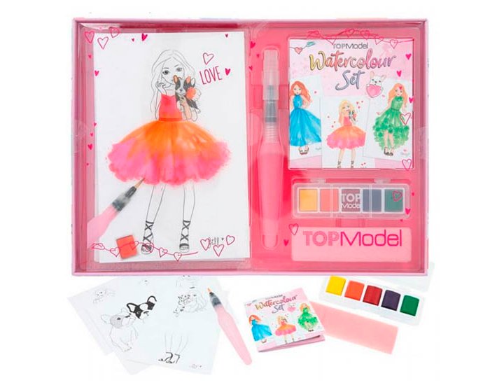 SET DE ACUARELAS TOP MODEL